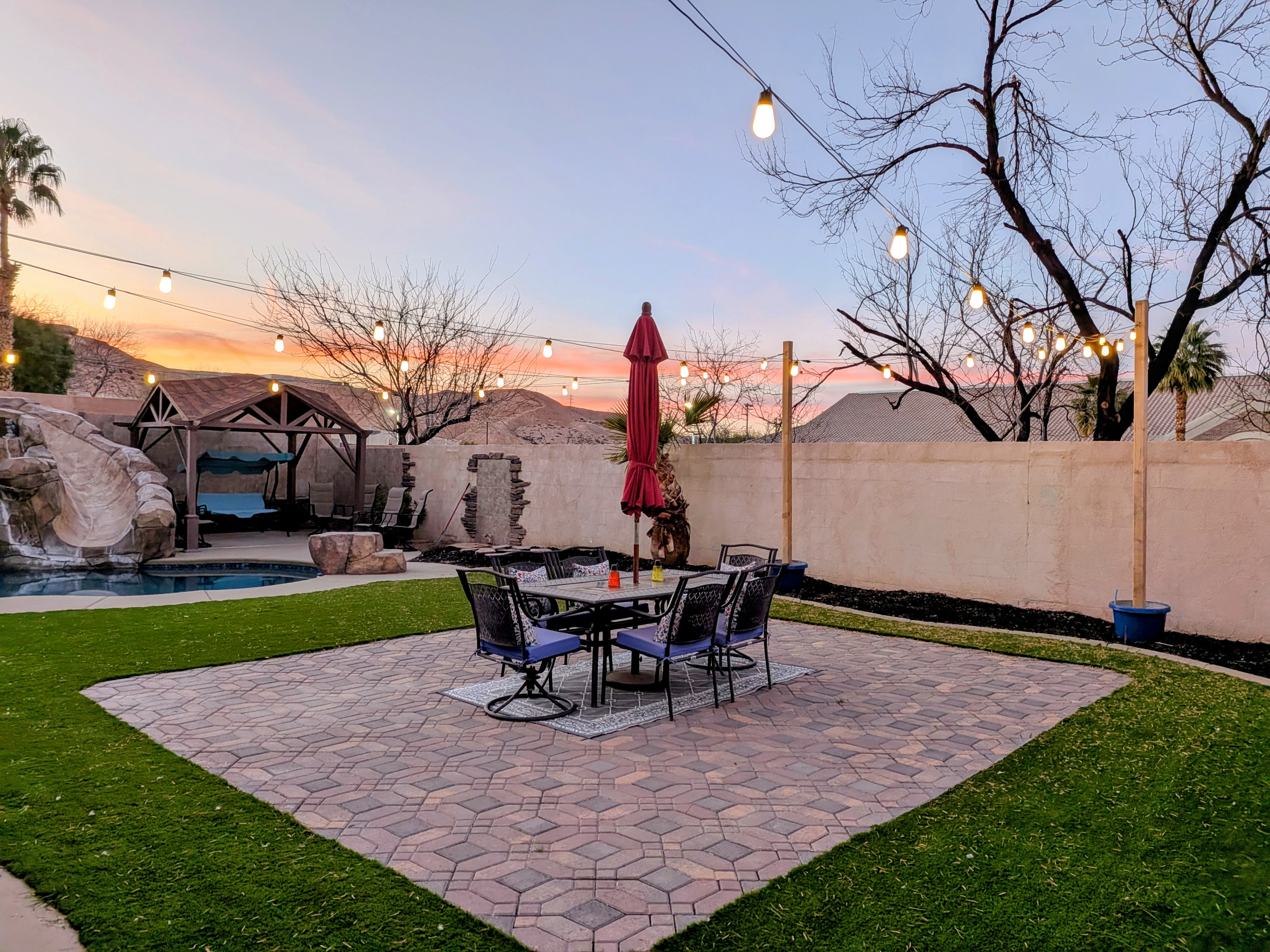 Backyard Dining Area