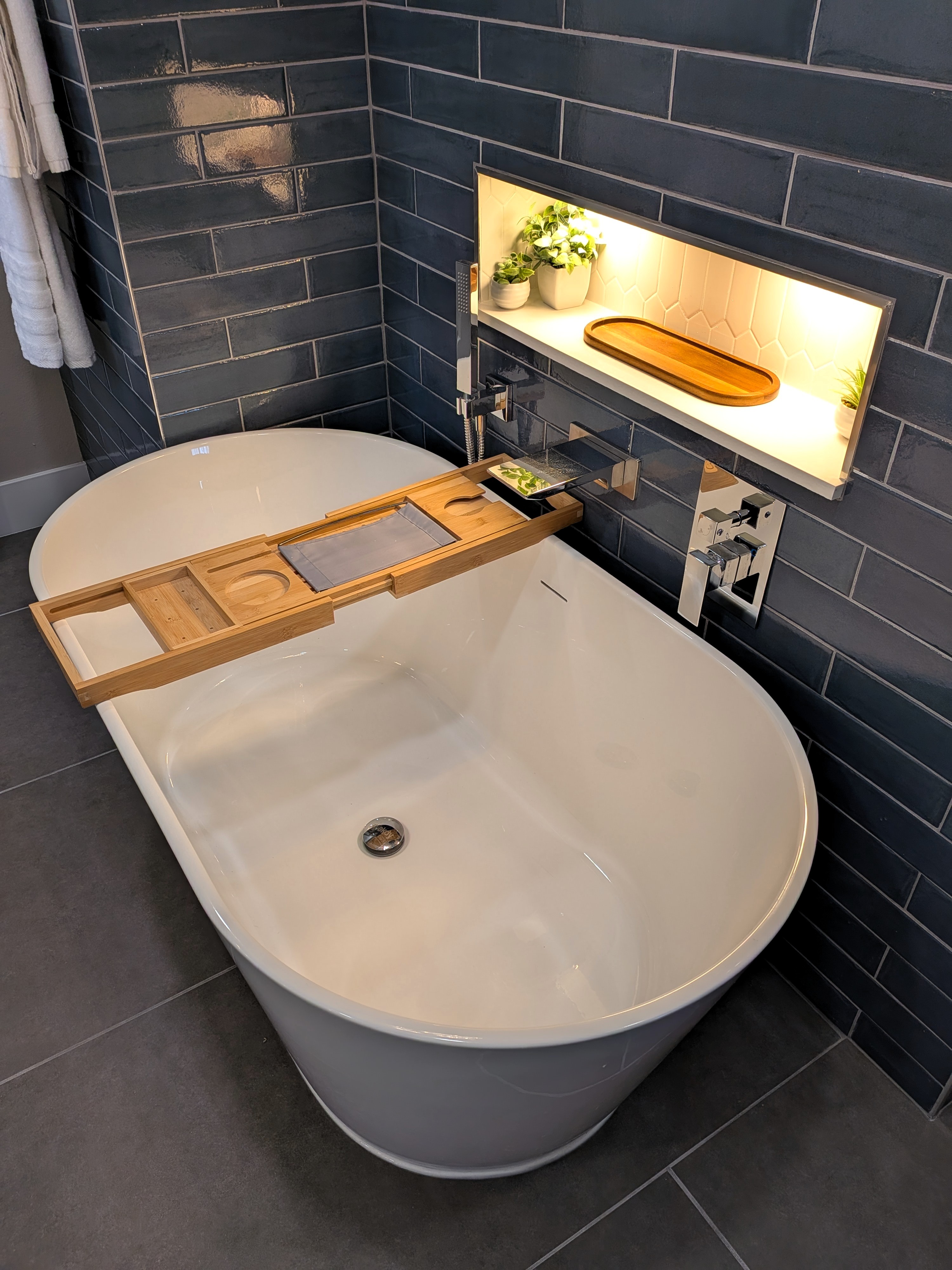 Luxury master bath renovation