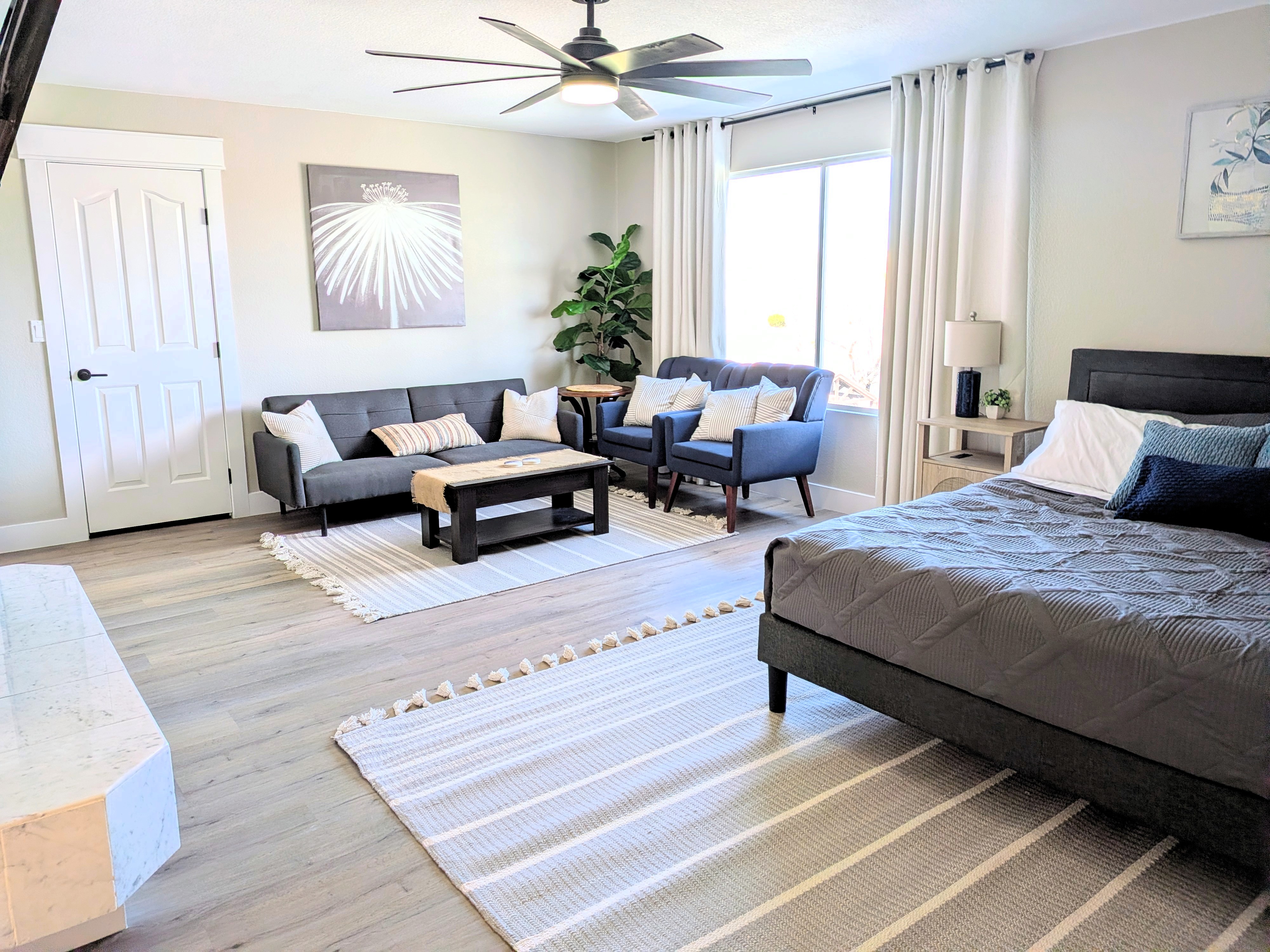 Master Bedroom — Fireplace Side