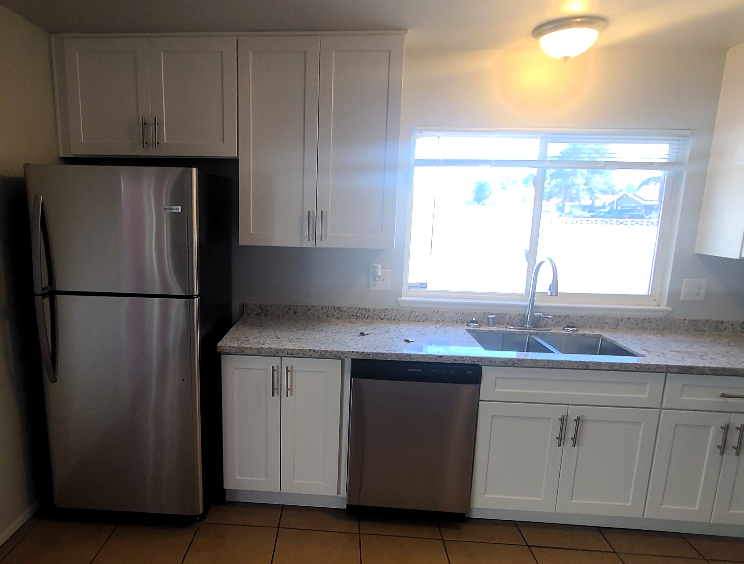 Kitchen — Oak & New Granite